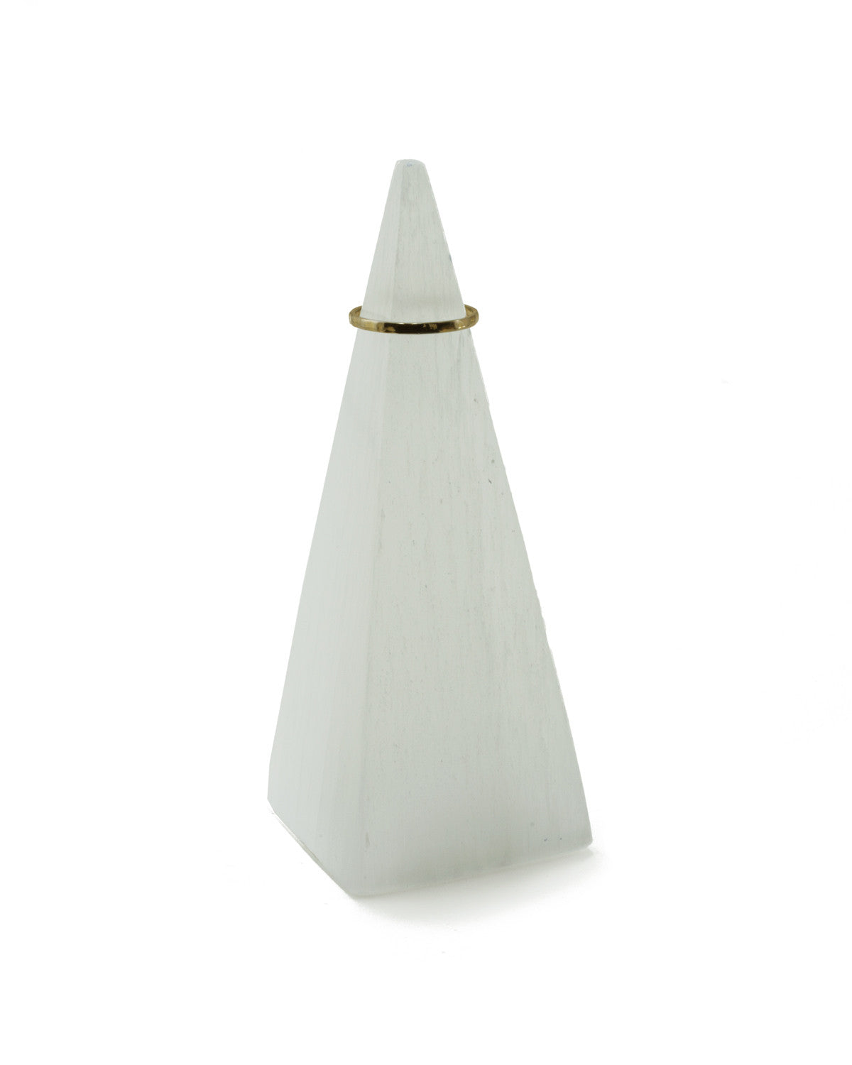 SELENITE - 4-Sided Pyramid